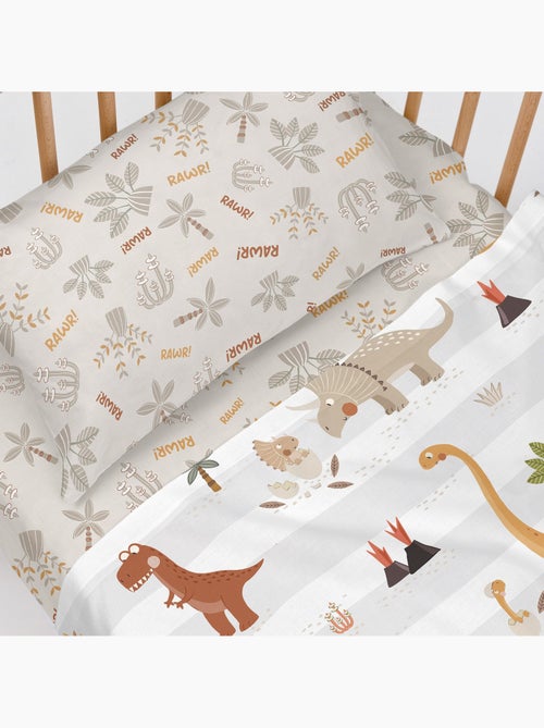 Set lenzuola 2 pezzi Dino family "Happyfriday" - Kiabi