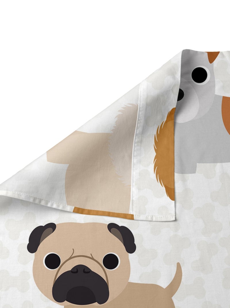 Set lenzuola 2 pezzi Dogs "Happyfriday" Multicolore - Kiabi