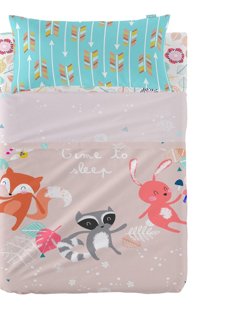 Set lenzuola 2 pezzi Fantasy "Happyfriday" Multicolore - Kiabi