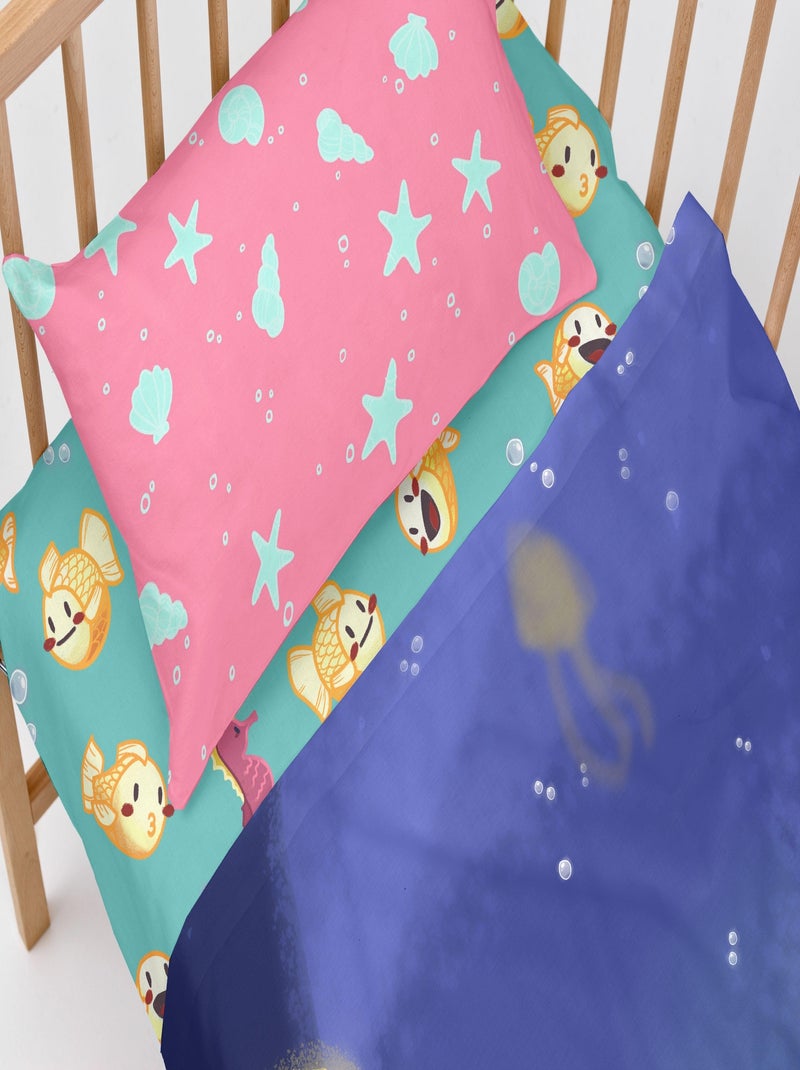 Set lenzuola 2 pezzi Happy mermaid "Happyfriday" Multicolore - Kiabi