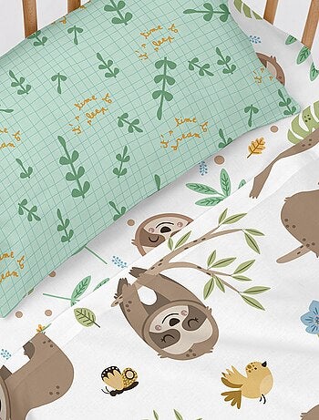 Set lenzuola 2 pezzi Happy sloth "Happyfriday