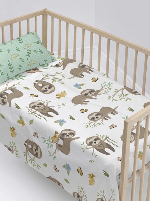 Set lenzuola 2 pezzi Happy sloth "Happyfriday" - Kiabi