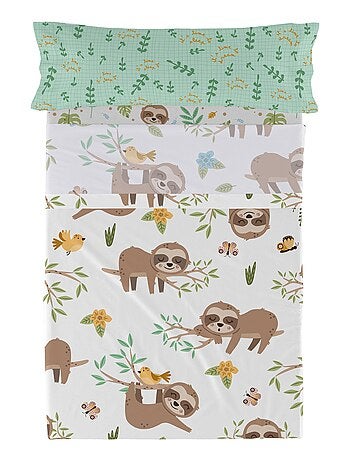 Set lenzuola 2 pezzi Happy sloth "Happyfriday