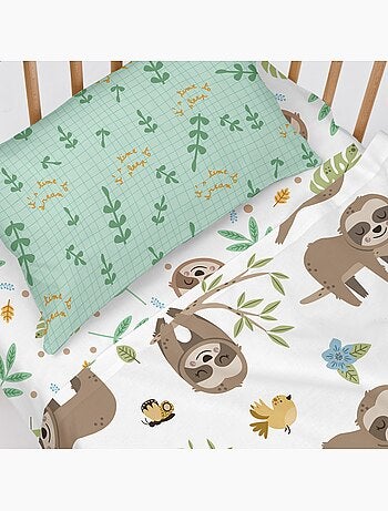 Set lenzuola 2 pezzi Happy sloth "Happyfriday