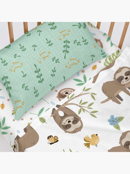 Set lenzuola 2 pezzi Happy sloth "Happyfriday" - Kiabi