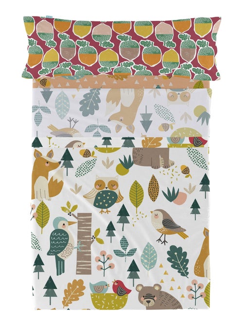 Set lenzuola 2 pezzi Harvestwood "Happyfriday" - Kiabi