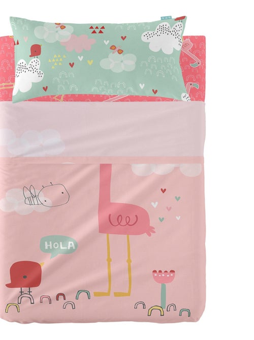 Set lenzuola 2 pezzi Hola "Happyfriday" - Kiabi