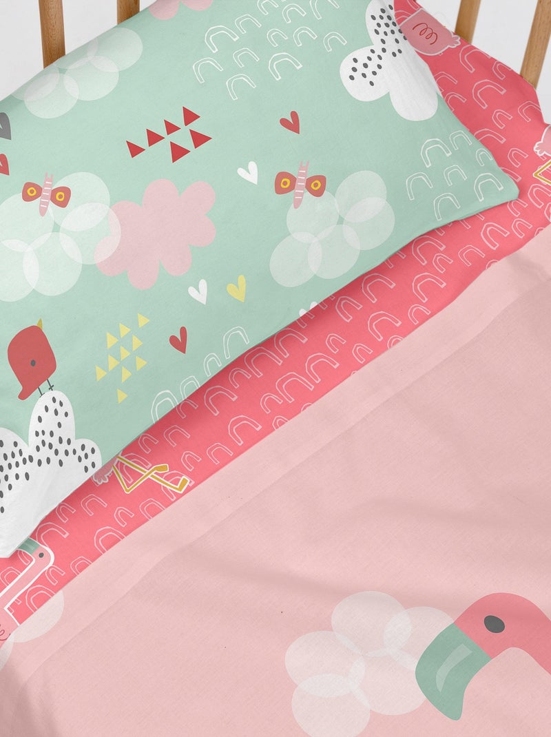Set lenzuola 2 pezzi Hola "Happyfriday" Multicolore - Kiabi