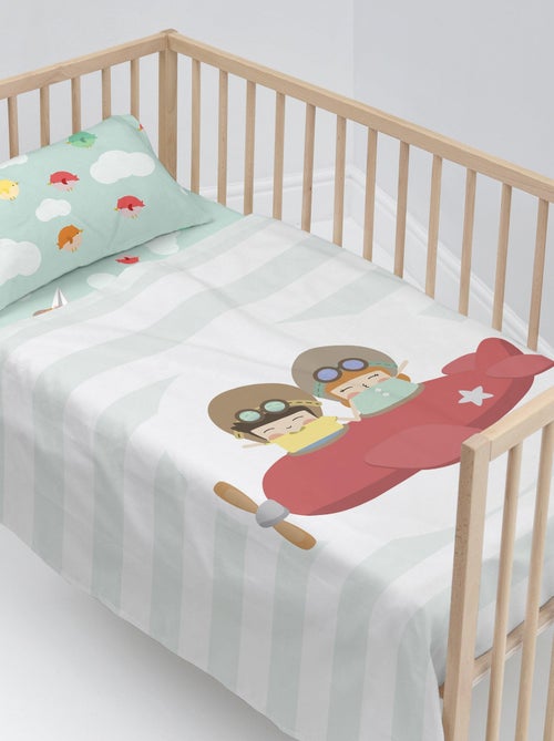 Set lenzuola 2 pezzi Learning to fly "Happyfriday" - Kiabi