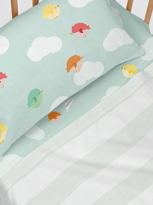 Set lenzuola 2 pezzi Learning to fly "Happyfriday" - Kiabi