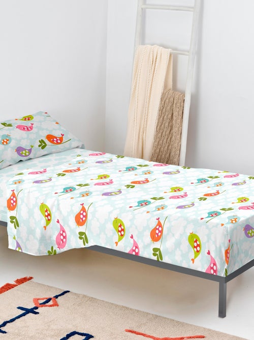 Set lenzuola 2 pezzi Little birds "Happyfriday" - Kiabi Set lenzuola 2 pezzi Little birds "Happyfriday" - Kiabi