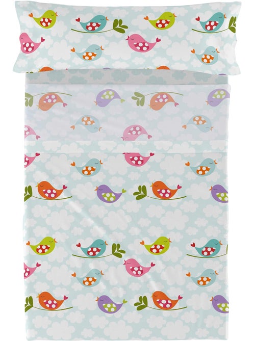 Set lenzuola 2 pezzi Little birds "Happyfriday" - Kiabi Set lenzuola 2 pezzi Little birds "Happyfriday" - Kiabi