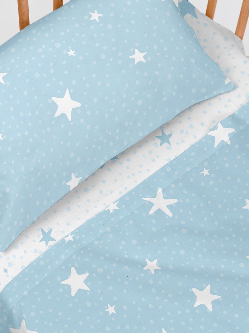 Set lenzuola 2 pezzi Little star "Happyfriday" Blu - Kiabi
