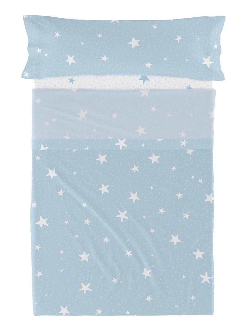 Set lenzuola 2 pezzi Little star "Happyfriday" Blu - Kiabi