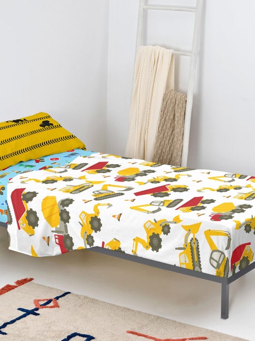 Set lenzuola 2 pezzi Machinery "Happyfriday" - Kiabi