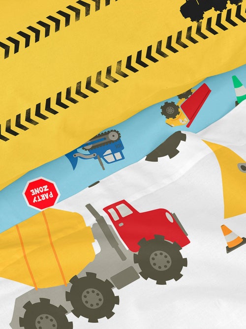 Set lenzuola 2 pezzi Machinery "Happyfriday" - Kiabi