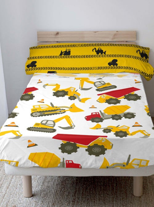 Set lenzuola 2 pezzi Machinery "Happyfriday" - Kiabi