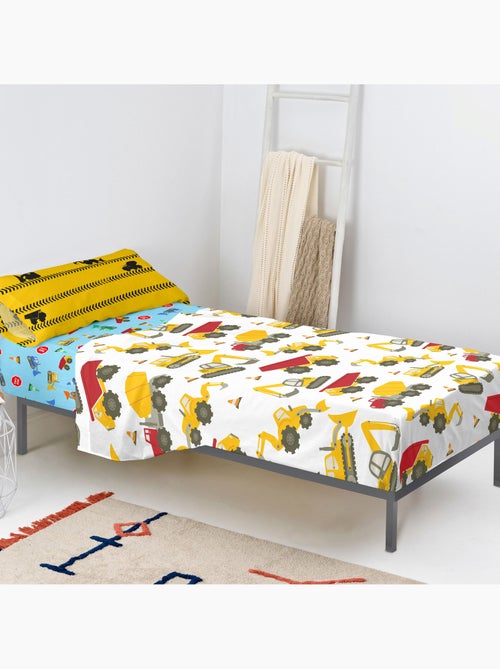 Set lenzuola 2 pezzi Machinery "Happyfriday" - Kiabi