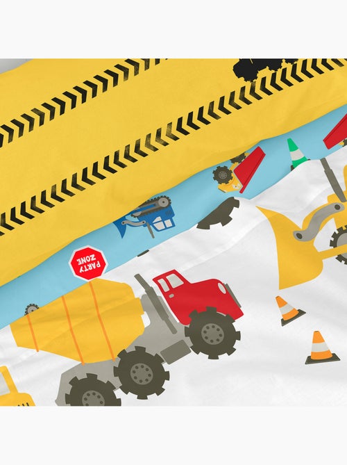 Set lenzuola 2 pezzi Machinery "Happyfriday" - Kiabi