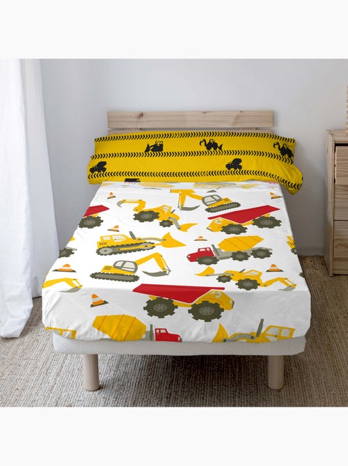 Set lenzuola 2 pezzi Machinery "Happyfriday" - Kiabi