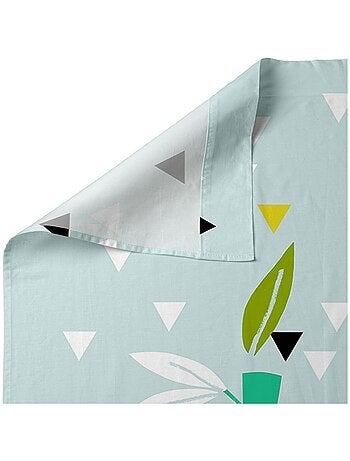 Set lenzuola 2 pezzi Panda garden blue "Happyfriday