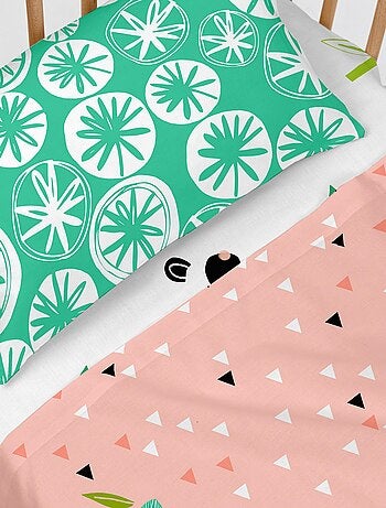 Set lenzuola 2 pezzi Panda garden "Happyfriday
