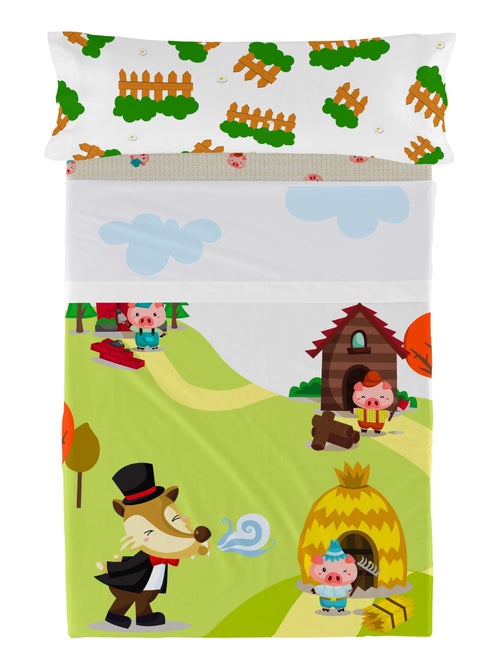 Set lenzuola 2 pezzi Piggys "Happyfriday" - Kiabi