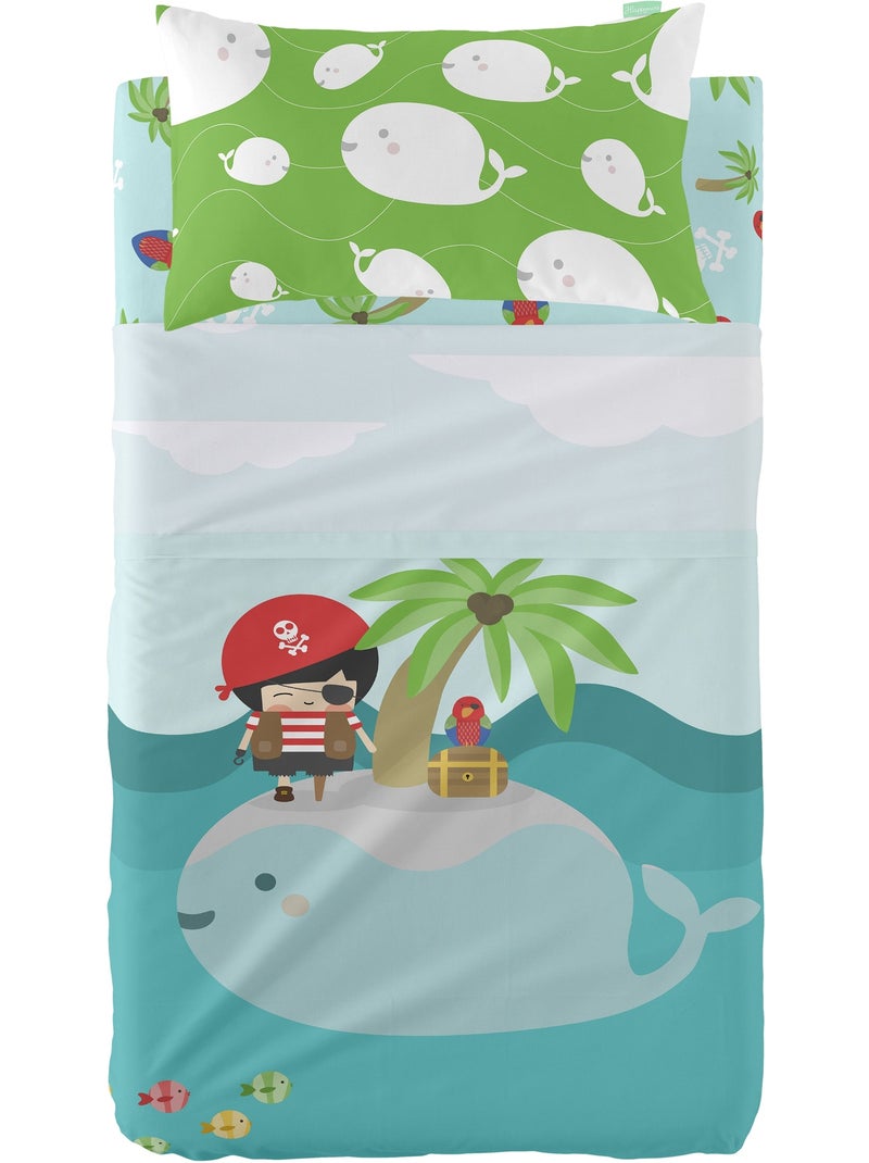 Set lenzuola 2 pezzi Pirata "Happyfriday" Multicolore - Kiabi