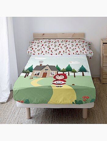 Set lenzuola 2 pezzi Red riding hood "Happyfriday