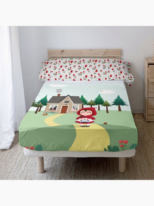Set lenzuola 2 pezzi Red riding hood "Happyfriday" - Kiabi Set lenzuola 2 pezzi Red riding hood "Happyfriday" - Kiabi