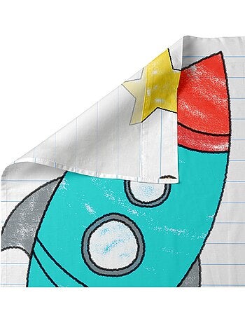 Set lenzuola 2 pezzi Space rocket "Happyfriday