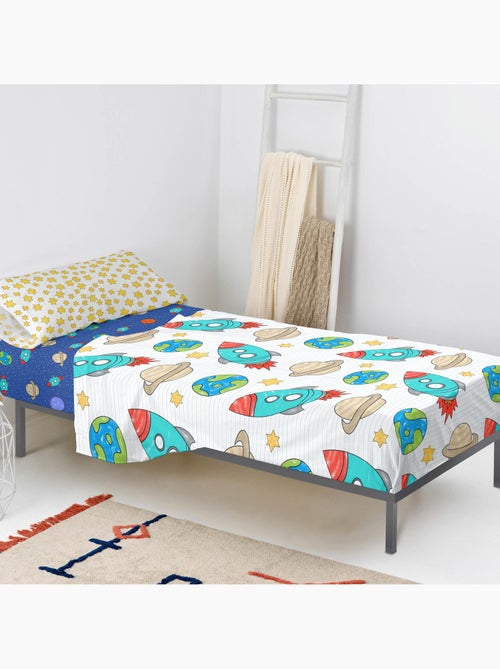 Set lenzuola 2 pezzi Space rocket "Happyfriday" - Kiabi