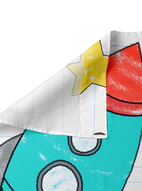 Set lenzuola 2 pezzi Space rocket "Happyfriday" - Kiabi