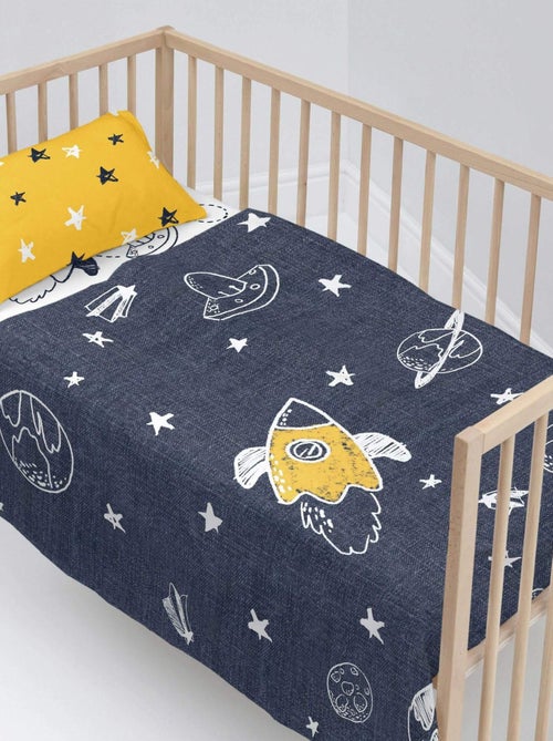Set lenzuola 2 pezzi Starspace "Happyfriday" - Kiabi