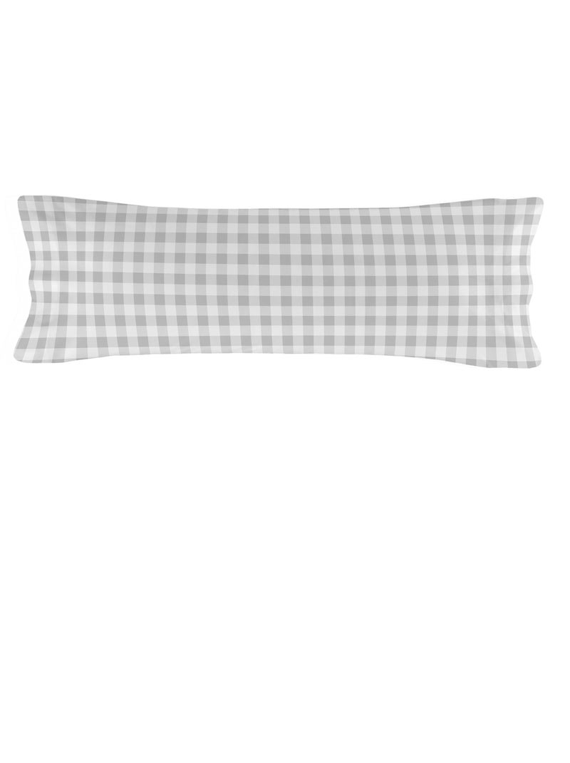 Set lenzuola 2 pezzi Vichy "Happyfriday" Grigio - Kiabi