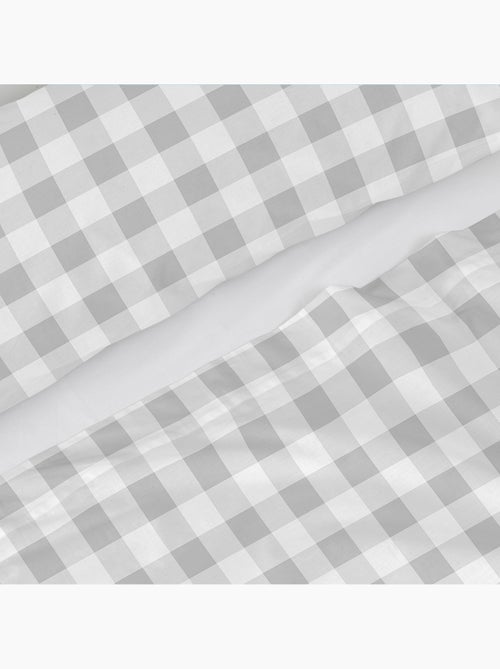 Set lenzuola 2 pezzi Vichy "Happyfriday" - Kiabi