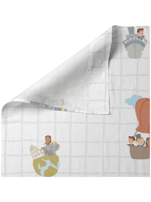 Set lenzuola 2 pezzi World trip "Happyfriday" - Kiabi