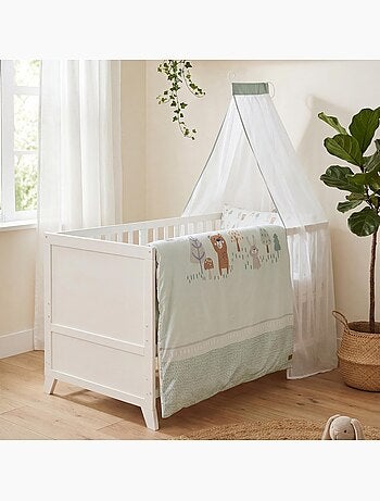 Set lettino 'Savanna Friends' 70 x 140 con accessori completi - Grigio naturale / Beige