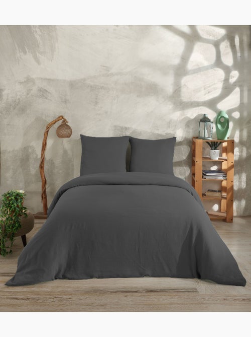 Set letto + 2 federe 65x65 cm  garza di cotone - Kiabi