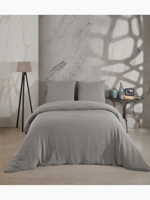 Set letto + 2 federe 65x65 cm  garza di cotone - Kiabi