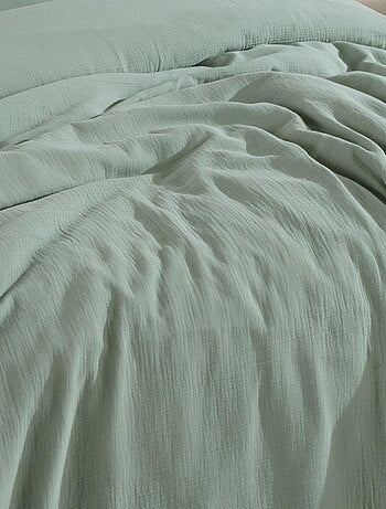Set letto + 2 federe 65x65 cm garza di cotone