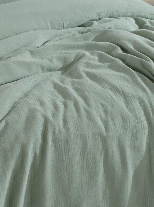 Set letto + 2 federe 65x65 cm  garza di cotone - Kiabi