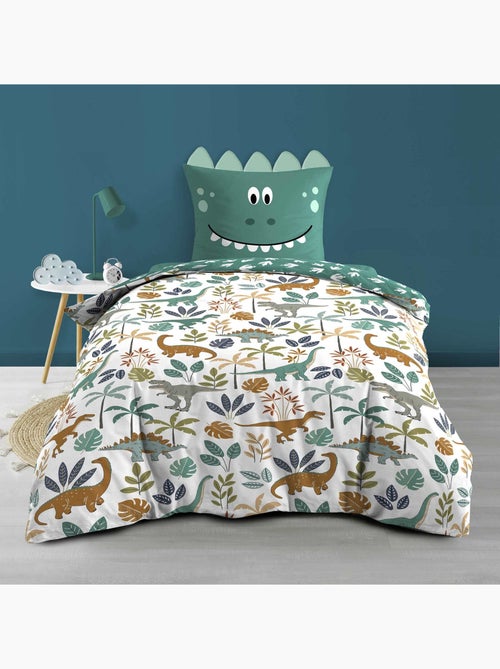 Set letto 2 pezzi reversibile con dinosauro - Kiabi Set letto 2 pezzi reversibile con dinosauro - Kiabi