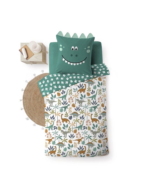 Set letto 2 pezzi reversibile con dinosauro - Kiabi Set letto 2 pezzi reversibile con dinosauro - Kiabi