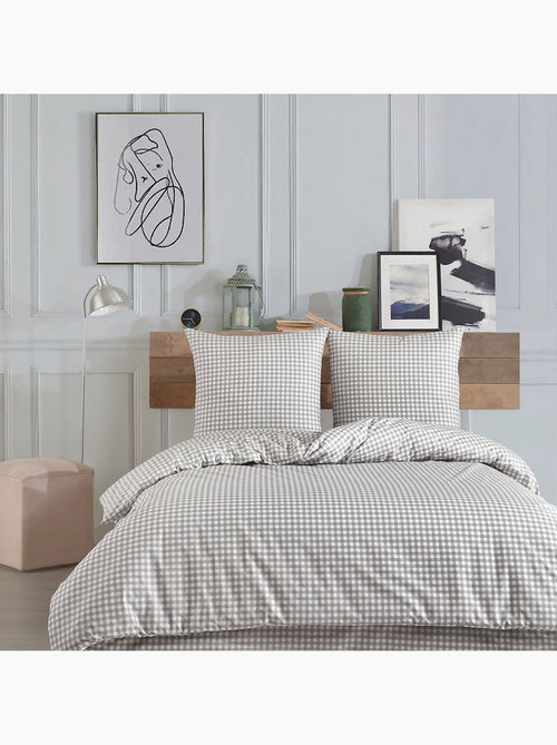 Set letto + federa 65x65 cm  100% cotone - Kiabi