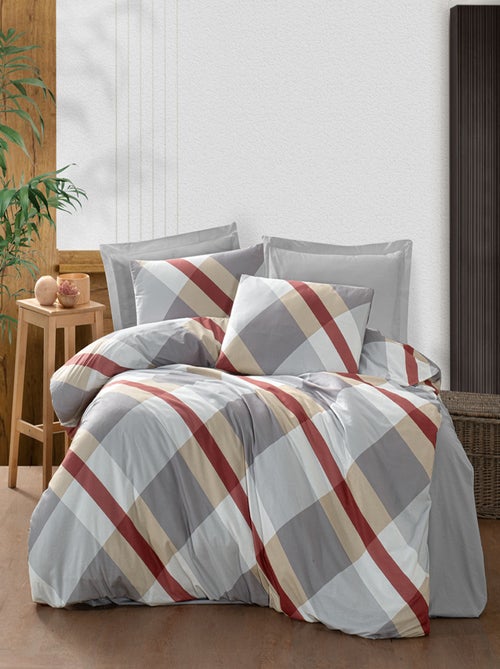 Set letto + federa 65x65 cm  100% cotone - Kiabi
