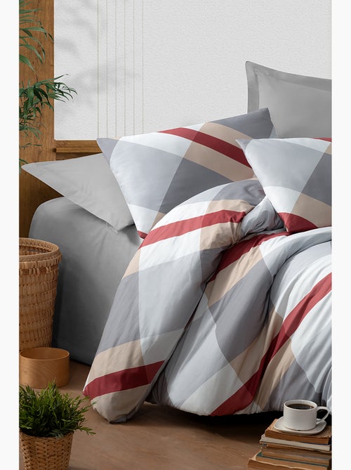 Set letto + federa 65x65 cm  100% cotone - Kiabi