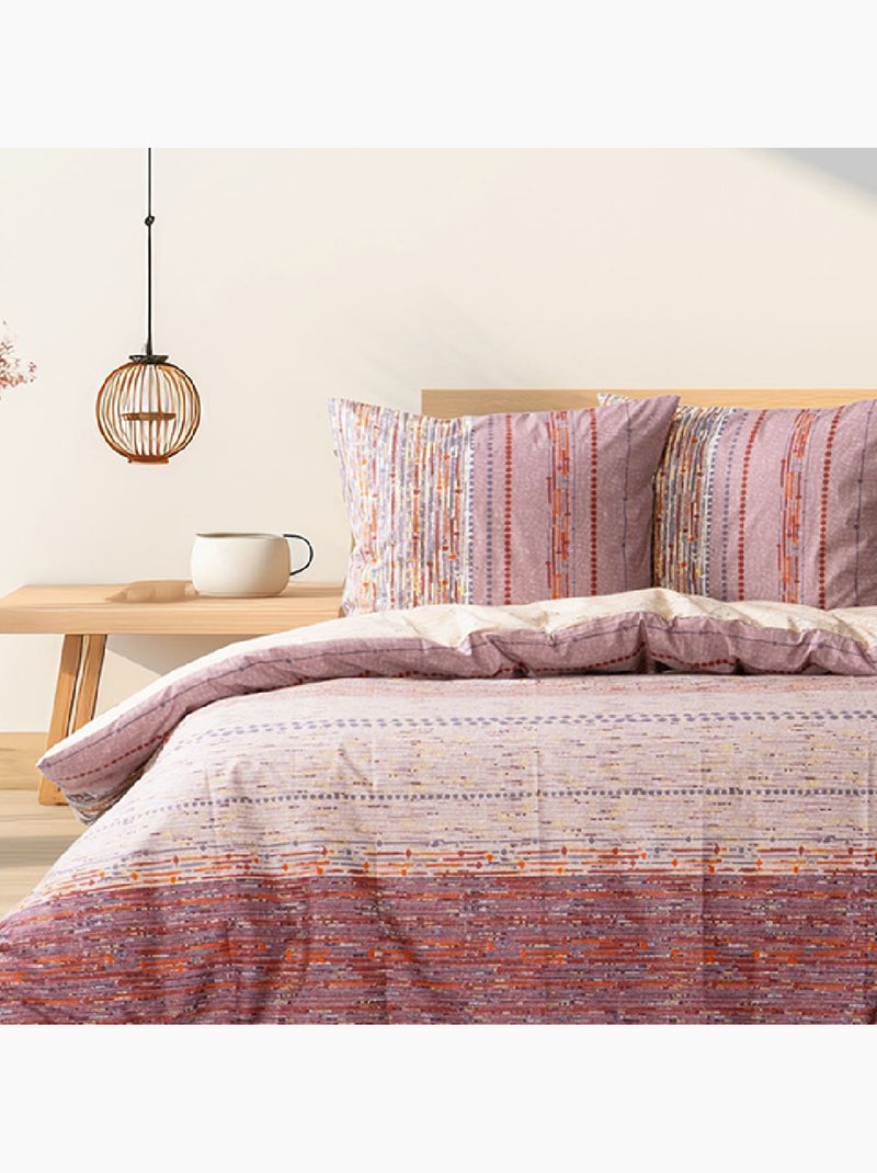 Set letto + federa 65x65 cm  100% cotone Ocre - Kiabi
