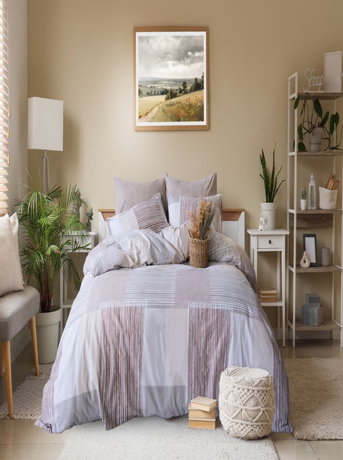 Set letto + federa in cotone - Kiabi