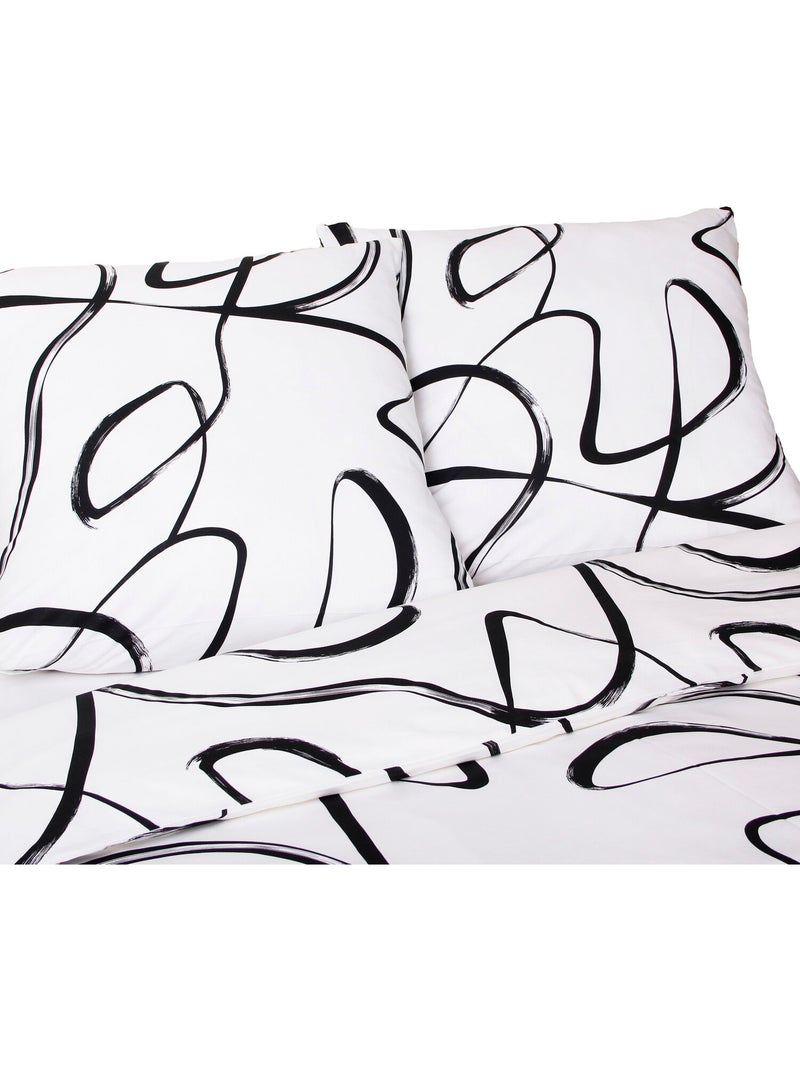 Set letto + federa in cotone Bianco - Kiabi